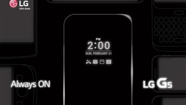 El LG G5 estrenará la función de pantalla Always On Display