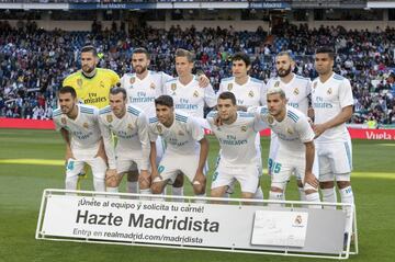 Once inicial del Real Madrid