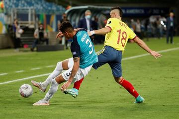 Los dirigidos por Reinaldo Rueda debutaron con victoria en el primer partido de la Copa América. La Tricolor se impuso con un tanto de Edwin Cardona.