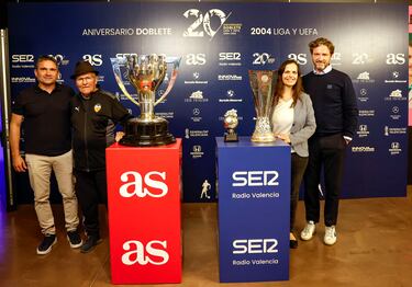 AS y SER celebran los 20 años del Doblete del Valencia