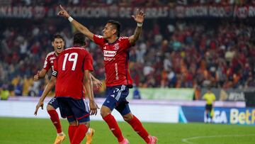 Jaime Peralta durante un partido de Independiente Medellín.