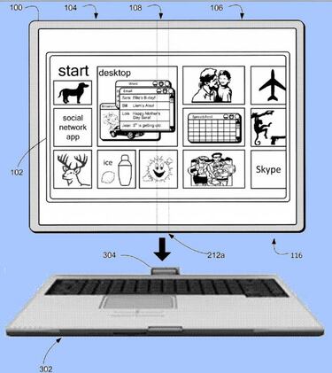 El nuevo dispositivo de Microsoft podría ser un pequeño portátil flexible