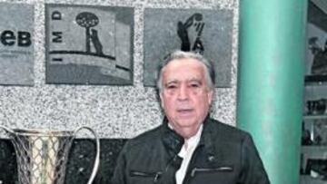 <b>CINCUENTA AÑOS DESPUÉS. </b>Carlos Sevillano y Pedro Ferrándiz, en Alcobendas, donde recordaron aquel Real Madrid-Español del 59.