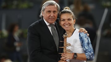 Ilie Nastase y Simona Halep.