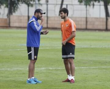 André Gomes con Nuno.