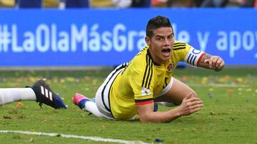 James Rodr&iacute;guez marc&oacute; el gol del triunfo 1-0 ante Bolivia