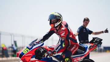 Joan Mir con la Honda de MotoGP.