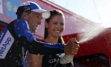 Octava etapa entre Jerez de la Frontera y Peñas Blancas.Konigl, el gandaor de la carrera.