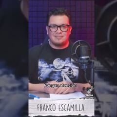El vídeo viral de Franco Escamilla por el que lo están cancelando: “un hombre quiere silencio, comida y…”
