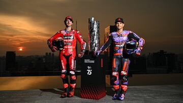 Pecco Bagnaia y Jorge Martín.