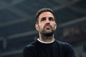 Cesc Fábregas, entrenador del Como.