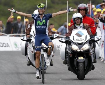 En 2012 pudo volver a competir y solo tardó cinco días de competición en volver a ganar. Lo hizo con la etapa reina del Tour Down Under. “No he podido aguantar las lágrimas en meta. Sentimentalmente, es la victoria más importante de mi carrera. Han sido muchos meses de entrenamiento duro en casa, de cuidarme sin competir...”, decía el murciano tras aquel triunfo en Australia, con todos los focos en su regreso. Volvía al mejor nivel.