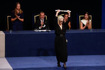 Meryl Streep recibe el Premio Princesa de Asturias 2023 a la Artes.