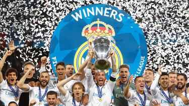 El Real Madrid con la Champions 2018.