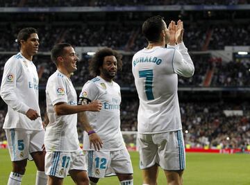 Gol 3-2 Cristiano Ronaldo de penalti. Roberto paró el lanzamiento del portugués desde el punto de penalti, pero el rechace lo aprovechó para marcar el madridista