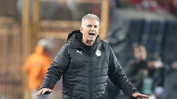 Carlos Queiroz durante el partido Senegal - Egipto en repechaje al Mundial.