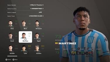 Así se ve Juanfer Quintero tras la actualización de FC 25