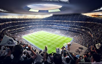 Así pudo ser el nuevo Bernabéu