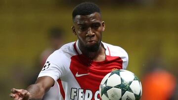 Thomas Lemar en el partido contra el Villarreal.