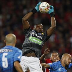 Harlen Castillo, la figura de la ida de la final del Liga BetPlay