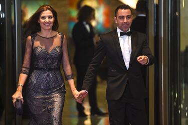 Xavi y su mujer.