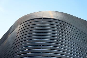 Imagen de la fachada exterior del nuevo Santiago Bernabéu.