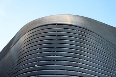 Imagen de la fachada exterior del nuevo Santiago Bernabéu.