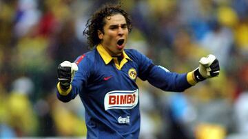 Guillermo Ochoa con Am&eacute;rica