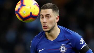 Hazard, en un partido con el Chelsea.