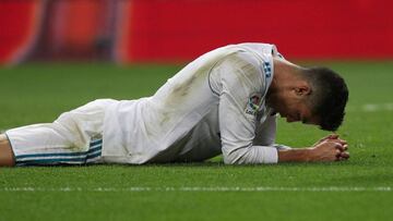 Cristiano, tras fallar una ocasión ante el Betis.