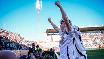 Pablo Sáenz, el jugador del Albacete que brilla en su primer año en el fútbol profesional