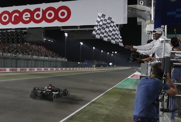 Las mejores imágenes del podio de Alonso en Qatar