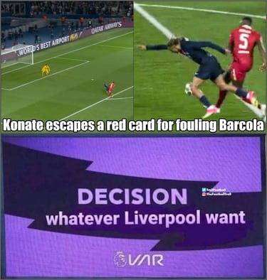 Las polémicas de la Champions llenan las redes de memes