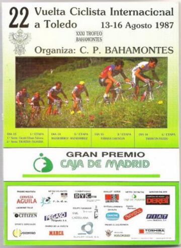 Cartel de la Vuelta a Toledo de 1987