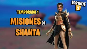 Misiones de Shanta en Fortnite: todas las ubicaciones de fragmentos de gemas