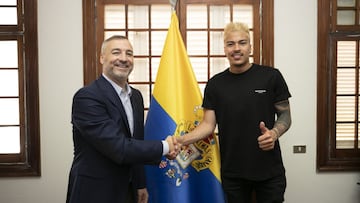 La llegada de Pe?aranda a Las Palmas ya es oficial