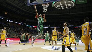 Unicaja Malaga and Khimki Moscow Region at Martin Carpena Arena on December 14, 2017 in Malaga, Spain.