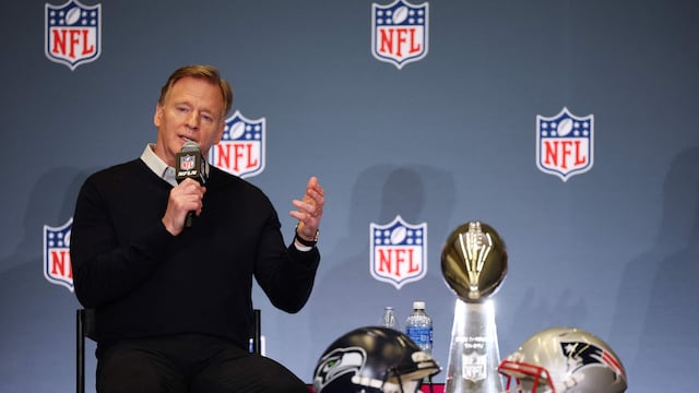 With a fortune that kings dream of, and the power to match, the NFL commissioner is under the world’s gaze as the league’s enforcer at the highest level