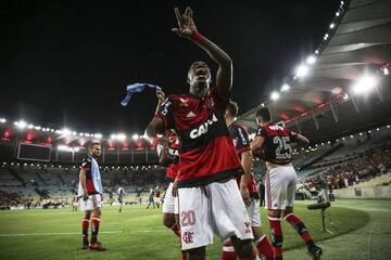 Vinicius Jr in the 2017 Sudamericana Cup semi-final against Fluminense.