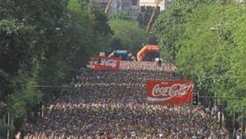 <b>SE ESPERA LLENO. </b>El Pabellón de Cristal, en la foto, del Recinto Ferial de la Casa de Campo, albergará una feria que parte con la visita segura de los 12.000 participantes del Maratón Popular de Madrid (MAPOMA) que, como cada año, acudirán a este recinto a recoger sus dorsales.