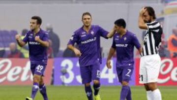 Joaquín, durante un partido con la Fiorentina.