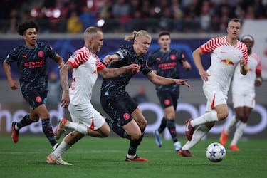 Erling Haaland cannot find goalscoring form for Manchester City in the Champions League