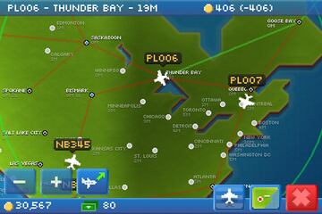 Captura de pantalla - Pocket Planes (IPH)