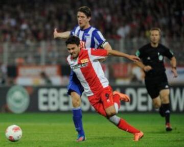 Felipe Gallegos llegó a préstamo en la temporada 2012-2013 al Unión Berlín de la segunda división alemana.