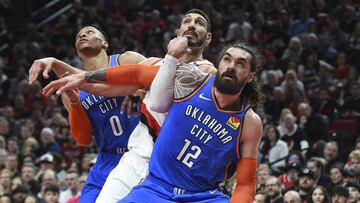 Kanter se crece sin Nurkic y evita que sus ex remonten en Portland