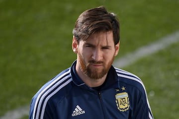 Messi se entrena en la Ciudad Deportiva del Real Madrid