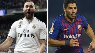 Y al fin Benzema superó a Luis Suárez