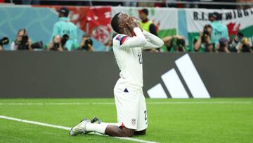 Timothy Weah, hijo de la leyenda George Weah, compartió sus emociones después de anotar en una Copa del Mundo con Estados Unidos.