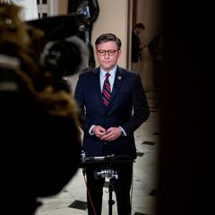 House Speaker Mike Johnson: one of Trump’s main backers to run for president in 2024