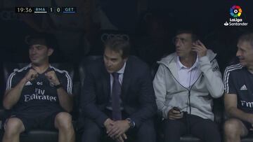 Así reaccionó Julen Lopetegui con el gol de Dani Carvajal